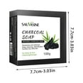 thumbnail image 3 of Fiudx Ofertas Flash Del Día Solo En Línea Jabón De Árbol De Té De Carbón Activado Con Barras De Baño Veganas Naturales De Menta Para Limpiador De Piel Facial Y Corporal Que Elimina El Olor, 3 of 6