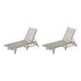 thumbnail image 1 of Paradise Chaises Longues Adirondack en Plastique pour Extérieur (Ensemble de 2), 1 of 9