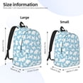 thumbnail image 2 of Rocae Cute Animals for Canvas College Laptop Backpack for Men Women-Medium, 2 of 5