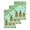 Green Blue, variant on St. Patrick's Day Kitchen Dish Towels for Drying Dishes Set of 4, Green Leaf Gnomes Shamrock Clovers Waffle Weave Microfiber Hand Tea Bathroom Towels Quick Dry & Absorbent Towel 15.7x23.6