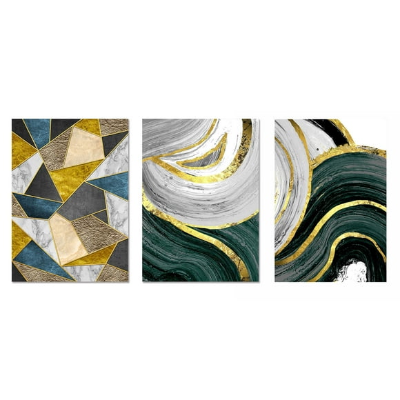 Set Of 3 Wall Decorations Pictures For Living Room Canvas Wall Art For Bedroom Modern Fashion Family Bathroom Paints Set with Canvas