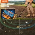 thumbnail image 4 of VEVOR Metal Detector,  Adjustable 30-55“ Professional Gold Detector type 5, High Accuracy LCD Display, IP68 Waterproof  for Outdoor Hiking, 4 of 10
