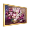 thumbnail image 2 of Designart 'Bouquet Of Still Life Lilacs ' Traditional Framed Art Print, 2 of 4