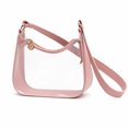 thumbnail image 2 of Stadium Approved Clear Crossbody Bag for Women, Waterproof PVC Transparent Shoulder Purse Lightweight Tote for Concert Sports Travel Beach, 2 of 7