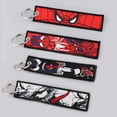 thumbnail image 3 of Llaveros bordados de pesadilla antes de Navidad para mujer, llavero de Anime, llaves de coche, joyería de moda, regalo de Halloween, 3 of 4