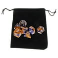 thumbnail image 1 of TISHITA 7x Game Dices Toys Math Teaching D8 D10 D12 D20 Bicolor Engraved Rolling M, 1 of 6