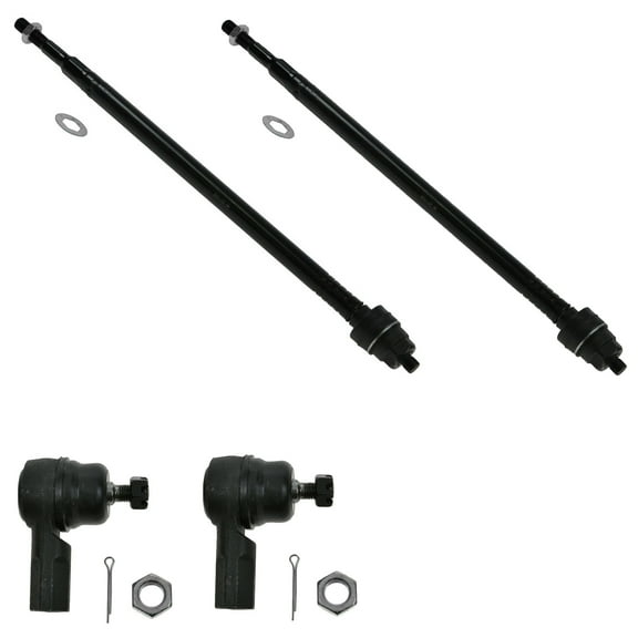 TRQ Inner & Outer Tie Rod Kit Left Right Set of 4 for Honda Civic New PSA55130