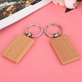 thumbnail image 4 of 10 Uds llavero de madera de haya etiquetas para llaves llaveros DIY decoración de bolsas de ropa, 4 of 7