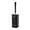Black, variant on BZPIZ Covered Bathroom Toilet Brush,Toilet Bowl Brush and Holder with Cover,Space Saving,Deep Cleaning Brush for Toilet White