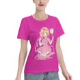 thumbnail image 2 of Women's Basic Short Sleeve T-Shirt Cardinal Girl Sakura, 2 of 6
