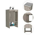thumbnail image 3 of Atlin Designs Armoire-Lavabo Moderne Autoportante en Métal, Gris Pâle, 3 of 6