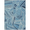 thumbnail image 2 of 8' X 10' Blue And Teal Blue Geometric Washable Indoor Outdoor Area Rug, 2 of 5