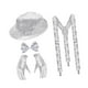 thumbnail image 5 of Sombrero de vaquero de discoteca Strade Fareast Limited lentejuelas brillantes estilo A, 5 of 8