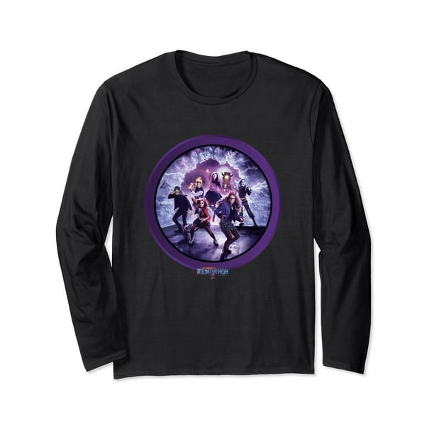 Camiseta Monster High Movie MH Character Portal de manga larga