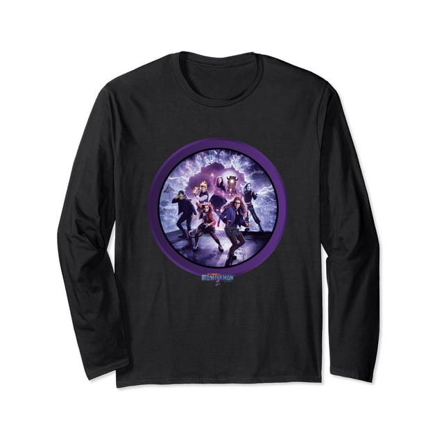 Camiseta Monster High Movie MH Character Portal de manga larga