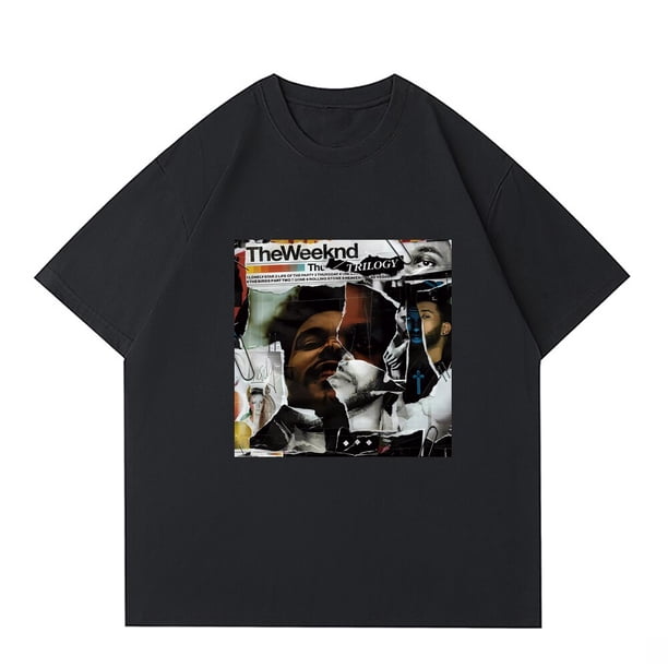 Camiseta con estampado de rapero, ropa de calle informal de gran tamaño, camisetas de hip hop 100% de algodón puro, Top de manga corta Y2K para verano