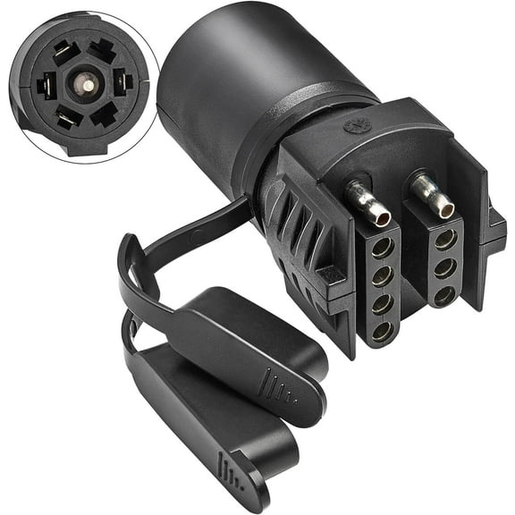 7 to 4 & 5 Pin Trailer Adapter, 2-in-1 Design