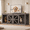 Grey, variant on Nordee 94.5” Double Dog Crate Furniture for 2 Large Dogs, Wooden Dog Cage Extra Large Breed with Divider & Solid Metal Tube,White