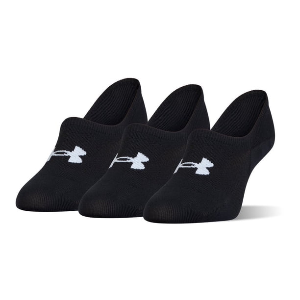Medias Under Armour Breathe Lite Ultra Baja para Mujer Negras 3 Pares