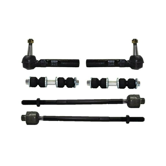 6 Pieces Outer Inner Tie Rod Ends & Sway Bars Kit Suspension Compatible w/ AWD Models Fits select: 2002-2007 BUICK RENDEZVOUS, 2005-2006 CHEVROLET UPLANDER