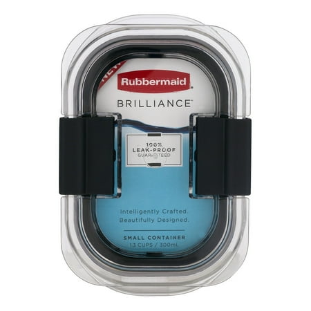 Clear Heart Containers - Rubbermaid Brilliance Food Storage Container, Multiple Sizes, Clear