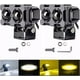 thumbnail image 1 of CHAO 120W Luces de Conducción de Motocicleta,6000K Luces Antiniebla Moto con Dos Colores,Luces LED de Conducción Para Motocicleta IP68 impermeable al Exterior para Moto SUV UTV Bicicleta Eléctrica, 1 of 5