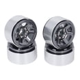 thumbnail image 4 of Bujes de rueda RC, 4 piezas Bujes de rueda RC Juego de bujes de rueda RC Piezas de reparación de automóviles RC Rendimiento finamente ajustado, 4 of 9