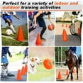 thumbnail image 2 of LANNEY 9'' Cones Sports, 24 Pack Soccer Football Basketball Plastic Orange Cone, 2 of 6