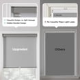 thumbnail image 2 of Persianas enrollables Joydeco 100 % opacas sin cuerda 38x122 cm gris, 2 of 6