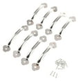 thumbnail image 1 of 8x CLASSIC CABINET KNOBS DOOR HANDLES KITCHEN CUPBOARD DRAWER HARDWARE 102MM FITS VARIOUS SMALL DOORS - Chrome, 1 of 9
