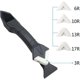 thumbnail image 2 of 9 Pieces Silicone Seal Kit, Silicone Seal Finisher/Silicone Tool/3 in 1 Silicone Straightener, Sealant Straightener/Silicone Seal Smoothing/Silicone S, 2 of 5