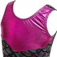 thumbnail image 4 of Little Girls One-Piece Gymnastics Leotards, Big Girls Sleeveless Dancewear, Toddler Sparkly Dance Tumbling Unitard, Size 3-14 Years, 4 of 6