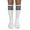 Black, variant on Jefferies Socks Boy's Girl's Stripe Vintage Knee High School Soccer Tube Socks 1 Pair Pack