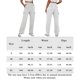 thumbnail image 2 of Pantalones casuales Cintura elástica Ajuste holgado Traje diario de talla grande para mujer Ygjytge Gris claro T L para Mujer, 2 of 6