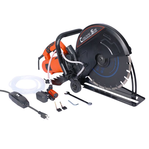 Electric 14" Cut Off Saw /Dry Concrete Saw Cutter Guide Roller with