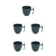 thumbnail image 2 of Wosthever Taza de café Taza de plástico redonda universal irrompible Tazas Tazas de agua Té Cereal Barra de leche Comedor Azul Type2 NO2, 2 of 6