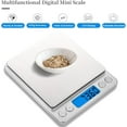 thumbnail image 4 of Báscula Digital de Cocina Recargable por USB de Alta Precisión 3000g/0.1g con 9 Unidades de Medición Función Tara y 2 Bandejas de Acero Inoxidable para Hornear y Cocinar, 4 of 5