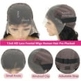 thumbnail image 6 of 30 Inch 13x6 Lace Front Wigs Human Hair 200 Density Body Wave HD Lace Front Wigs Human Hair Pre Plucked Natural Color Glueless Wig 100% Virgin Human Hair Lace Front Wigs for Women, 6 of 7