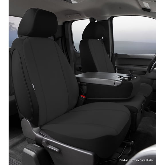 Fia Inc. SP87-36 BLACK FIASP87-36 BLACK 15-16 F150 SEAT PROTECTOR CUSTOM SEAT COVER, FRONT SPLIT SEAT 40/20/40 BLACK