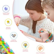 2500+ Rubber Band Bracelet Kit, Meafeng 32 Colors Loom Bracelet Kit, Friendship Bracelet Making Kit for Girls 8-12, Craft Gift for Girls Creativity