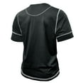 thumbnail image 3 of SWSMCLT Men's Button Henley Shirt Pull On Cotton Elasthane Breathable Spring Regular Fit Tee Comfy Shirt Casual Black 3X-Large, 3 of 5