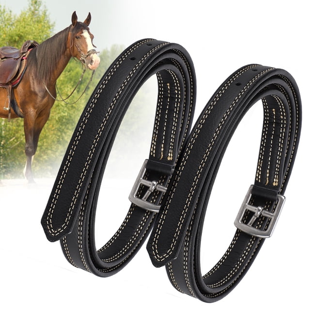 Cinturón De Estribo, Un Par De Montura De Caballo De Gran Bretaña, Cuero Suave
