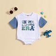 thumbnail image 2 of Baby Rompers Baby Boys Girls Long Sleeve Letter Prints Romper Kids Clothes Onesies Boy White 6 Months-12 Months, 2 of 5