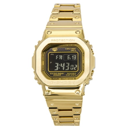 Casio G-Shock Full Metal Digital Smartphone Link Stainless Steel Solar GMW-B5000GD-9 200M Men's Watch