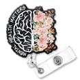 thumbnail image 1 of Soporte para tarjetas ZBBFSCSB Mental Health Matters, clip con purpurina, 1 of 6