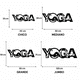 thumbnail image 4 of Cuadro Decorativo de Metal con Diseño yoga Chico, 4 of 4