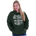 thumbnail image 4 of Breaking Records And Hearts Funny Hoodie Sweatshirt Women Men Brisco Brands 2X, 4 of 6