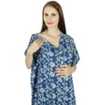 thumbnail image 6 of Bimba Nursing Kaftan Gown Maternity Gown, Hospital Delivery Gown- Front Buttons, 6 of 6