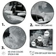 thumbnail image 3 of Designart "Monochrome Winter Truck Elegance" Truck Canvas Prints, 3 of 7