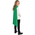 thumbnail image 2 of Amscan Solid Color Super Hero Costume 30" Cape, Green, 2 of 3